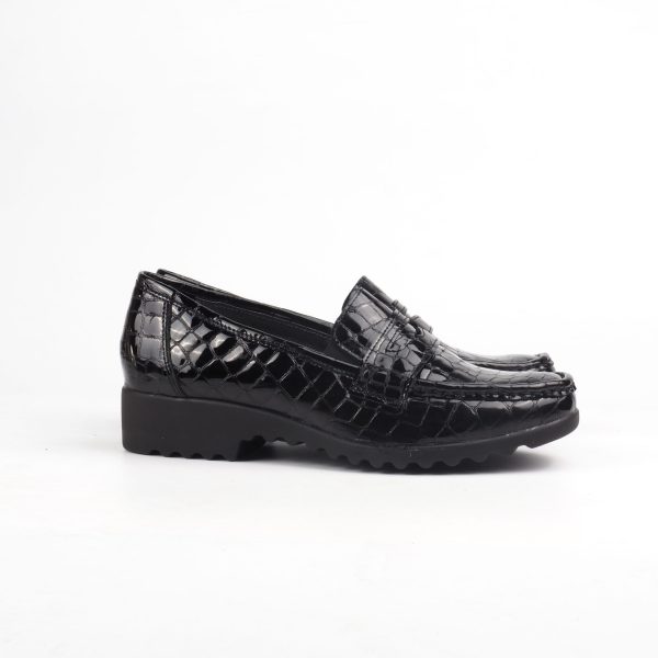 Ženske kožne mokasine 100/60 Crna