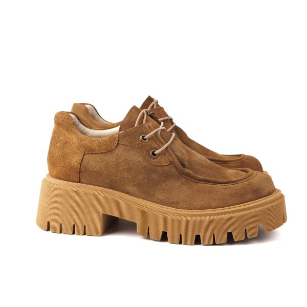 Ženske kožne cipele Stefano 12801 Camel