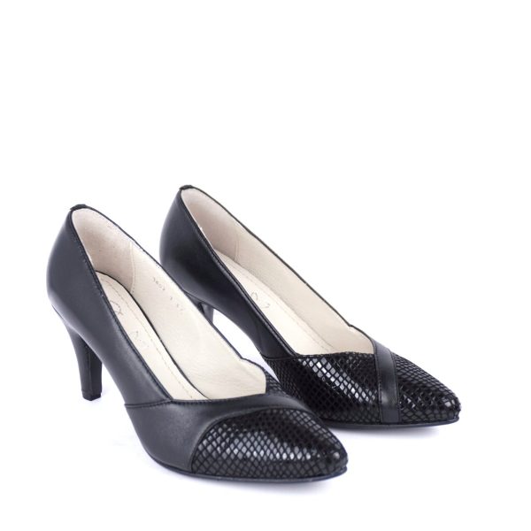 Ženske kožne cipele 1807/1 Crna