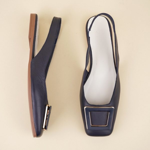 Ženske kožne sandale Invento 612 Deep ocean