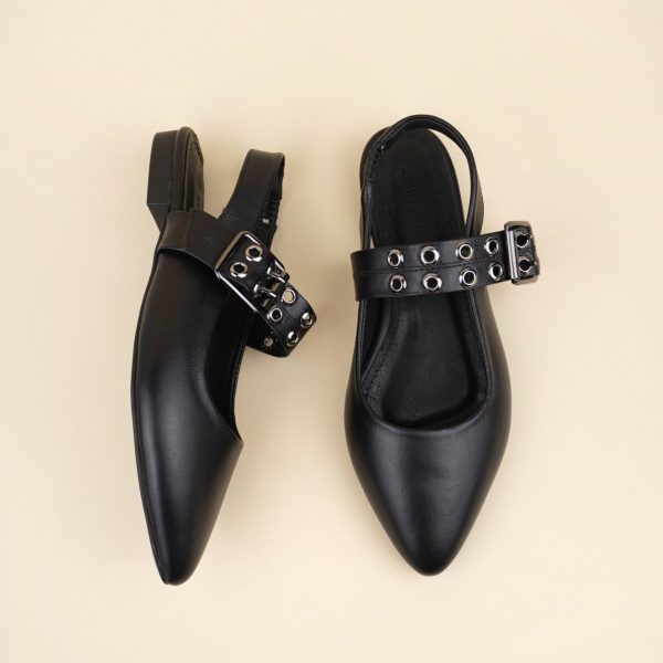 Ženske kožne sandale Invento 1042 Black