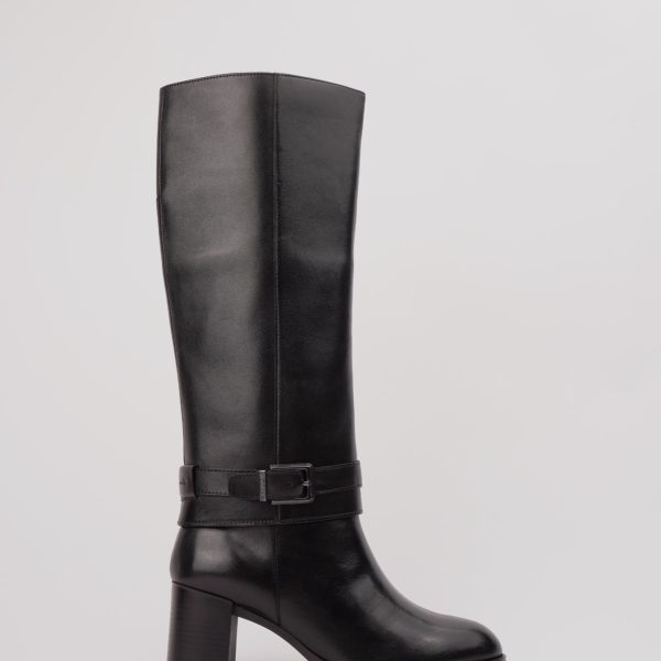 Ženske kožne čizme Tamaris 25533-45 Black leather