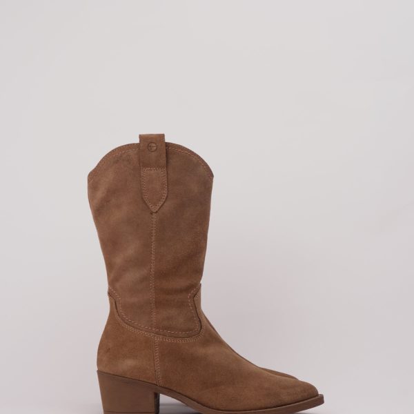 Ženske kožne čizme Tamaris 25701-41 Brown