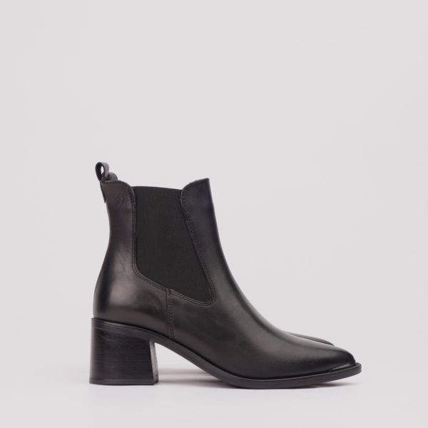 Ženske kožne čizme Tamaris 25301-45 Black leather