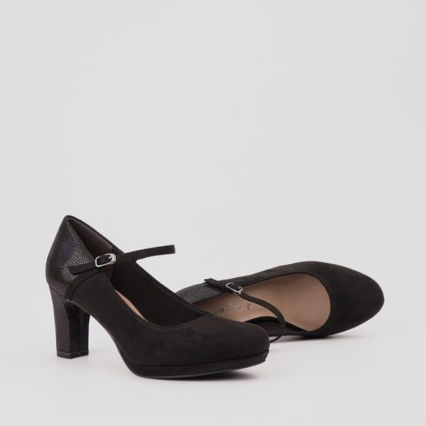 Ženske cipele na štiklu Tamaris 24494-41 Black comb