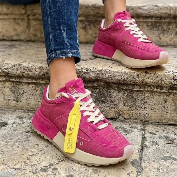 Ženske kožne patike AirStep pink C01104